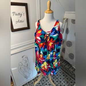 Colorful Floral Women's One Piece Swimsuit